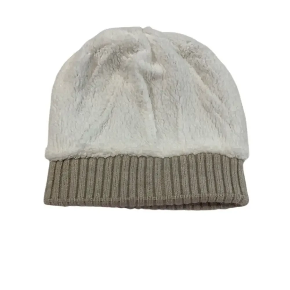 MUK LUK-Beanie Fairisle Pattern With a Folded Ribbed Cuff